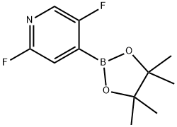 2,5-DIFLUOROPYRIDINE-4-BORONIC ACID, PINACOL ESTSER Structure