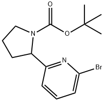 2-(6-Bromopyridin-2-yl)pyrrolidine-1-carboxylate Structure