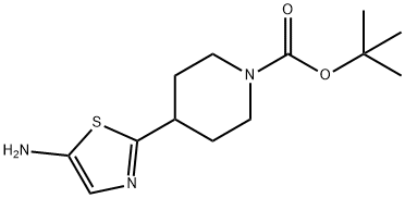 5-AMINO-2-(N-BOC-PIPERIDIN-4-YL)THIAZOLE Structure