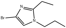 4-Bromo-1-(n-propyl)-2-ethylimidazole Structure