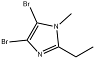 4,5-Dibromo-1-methyl-2-ethyl-1H-imidazole Structure