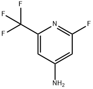 4-Amino-2-fluoro-6-trifluoromethylpyridine 구조식 이미지