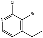 3-Bromo-4-ethyl-2-chloropyridine Structure