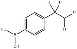 (4-(ethyl-d5)phenyl)boronic acid 구조식 이미지