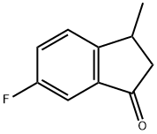 6-fluoro-3-methyl-2,3-dihydro-1H-inden-1-one 구조식 이미지