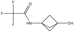 2,2,2-trifluoro-N-{3-hydroxybicyclo[1.1.1]pentan-1-yl}acetamide Structure