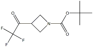 tert-butyl 3-(trifluoroacetyl)azetidine-1-carboxylate Structure