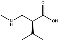 (S)-3-methyl-2-((methylamino)methyl)butanoicacid Structure