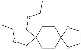1,4-dioxaspiro[4.5]decane,8,8-bis(ethoxymethyl)- Structure