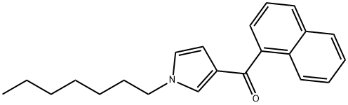 (1-heptyl-1H-pyrrol-3-yl)(naphthalen-1-yl)methanone 구조식 이미지