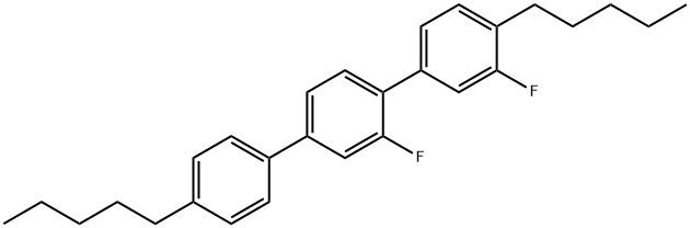 1,1':4',1''-Terphenyl,2',3-difluoro-4,4"-dipentyl- Structure