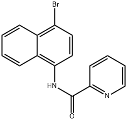 N-(4-bromonaphthalen-1-yl)picolinamide Structure