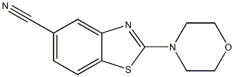 2-Morpholinobenzo[d]thiazole-5-carbonitrile Structure