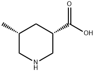 (3S,5R)-5-methylpiperidine-3-carboxylic acid Structure