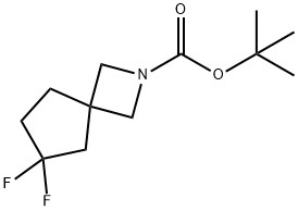 tert-butyl 6,6-difluoro-2-azaspiro[3.4]octane-2-carboxylate Structure