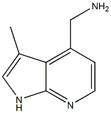 {3-methyl-1H-pyrrolo[2,3-b]pyridin-4-yl}methanamine Structure