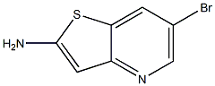 6-bromothieno[3,2-b]pyridin-2-amine 구조식 이미지