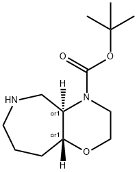 tert-butyl (4aR,9aR)-octahydro-[1,4]oxazino[3,2-c]azepine-4(4aH)-carboxylate Structure