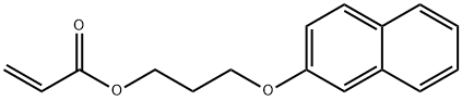 3-(Naphthalen-2-yloxy)propyl acrylate Structure