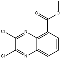 Methyl 2,3-dichloroquinoxaline-5-carboxylate Structure