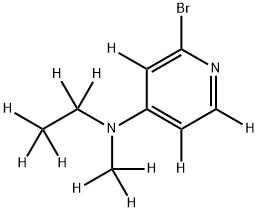2-Bromo-4-(methylethylamino)pyridine-d11 Structure