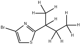 4-Bromo-2-(sec-butyl-d9)-thiazole Structure