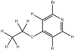 2-Bromo-4-ethoxypyridine-d8 Structure