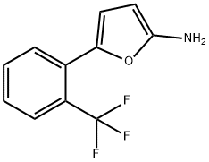 2-Amino-5-(2-trifluoromethylphenyl)furan 구조식 이미지
