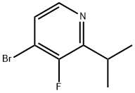 4-Bromo-3-fluoro-2-(iso-propyl)pyridine 구조식 이미지