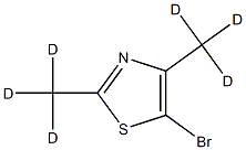 5-Bromo-2,4-(dimethyl-d6)-thiazole Structure