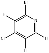 2-Bromo-4-chloropyridine-d3 Structure