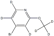 4-Bromo-2-methoxypyridine-d6 Structure