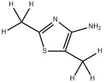 4-Amino-(2,5-dimethyl-d6)-thiazole Structure