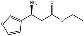 ETHYL (3S)-3-AMINO-3-(FURAN-3-YL)PROPANOATE Structure