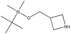 3-{[(tert-butyldimethylsilyl)oxy]methyl}azetidine Structure