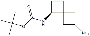 tert-butyl ((1S,4R,6R)-6-aminospiro[3.3]heptan-1-yl)carbamate Structure