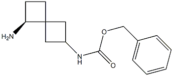 benzyl ((2R,4r,5S)-5-aminospiro[3.3]heptan-2-yl)carbamate Structure