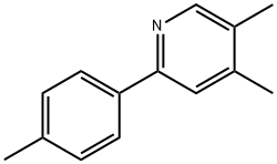 4,5-Dimethyl-2-(4-methylphenyl)pyridine 구조식 이미지