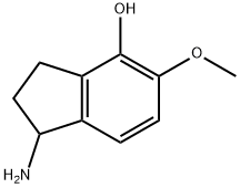 1-amino-5-methoxy-2,3-dihydro-1H-inden-4-ol Structure