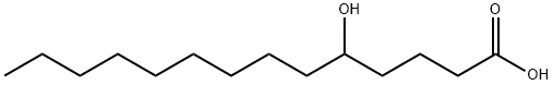 5-Hydroxytetradecansaeure Structure