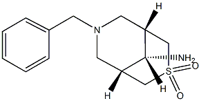 (1R,5S,9s)-9-amino-7-benzyl-3-thia-7-azabicyclo[3.3.1]nonane 3,3-dioxide Structure