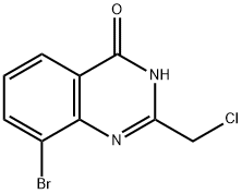 8-Bromo-2-chloromethyl-3H-quinazolin-4-one 구조식 이미지