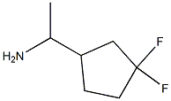 1-(3,3-difluorocyclopentyl)ethan-1-amine Structure