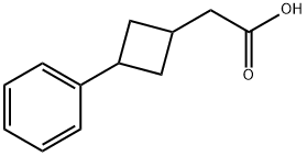 2-(3-phenylcyclobutyl)acetic acid Structure