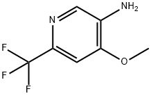 4-methoxy-6-(trifluoromethyl)pyridin-3-amine Structure