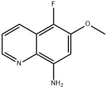 5-fluoro-6-methoxyquinolin-8-amine Structure