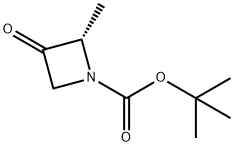 tert-butyl (2S)-2-methyl-3-oxoazetidine-1-carboxylate 구조식 이미지