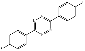 1,2,4,5-Tetrazine, 3,6-bis(4-fluorophenyl)- Structure