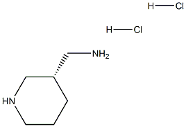 (S)-3-Piperidinemethanamine 2HCl 구조식 이미지