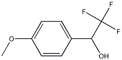 1-(4-Methoxyphenyl)-2,2,2-trifluoroethanol 구조식 이미지